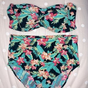 Forever 21 Tropical Plus Bikini